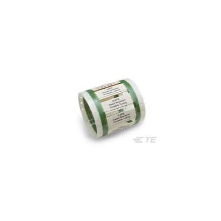 Raychem Heat Shrink Tube, Thin Wall, 3:1 I.D. Shrink Ratio, Yellow, 1 in 646331-000